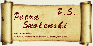 Petra Smolenski vizit kartica